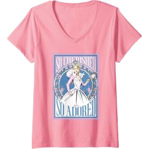 imageWomens Wicked For Good so Cherished so Adored VNeck TShirtPink