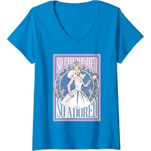 imageWomens Wicked For Good so Cherished so Adored VNeck TShirtSapphire Blue