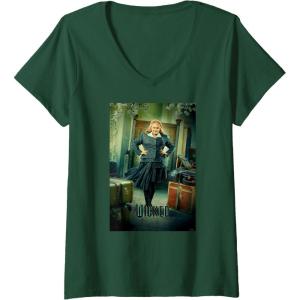 imageWomens Wicked Shenshen Poster VNeck TShirtDark Green