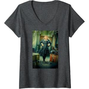 imageWomens Wicked Shenshen Poster VNeck TShirtDark Heather Grey