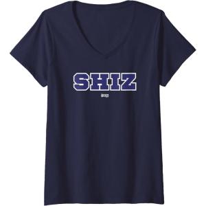 imageWomens Wicked Shiz University Basic VNeck TShirtNavy Blue
