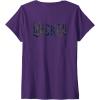 imageWomens Wicked For Good Ozian Pattern Logo Front And Back VNeck TShirtPurple