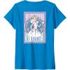 imageWomens Wicked For Good We Believe in Glinda Front ampamp Black VNeck TShirtSapphire Blue