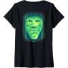 imageWomens Wicked His Royal Ozness The Wizard Front And Back VNeck TShirtBlack