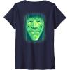 imageWomens Wicked His Royal Ozness The Wizard Front And Back VNeck TShirtNavy Blue