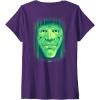 imageWomens Wicked His Royal Ozness The Wizard Front And Back VNeck TShirtPurple
