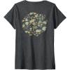 imageWomens Wicked The Marvellous Land Of Oz Yellow Brick Road FampampB VNeck TShirtDark Heather Grey