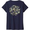 imageWomens Wicked The Marvellous Land Of Oz Yellow Brick Road FampampB VNeck TShirtNavy Blue