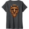 imageWomens Wicked The Wizard Theres No Place Like Oz FampampB VNeck TShirtDark Heather Grey