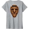 imageWomens Wicked The Wizard Theres No Place Like Oz FampampB VNeck TShirtHeather Grey