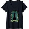 imageWomens Wicked Elphaba Destined To Fly Silhouette VNeck TShirtBlack
