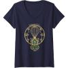 imageWomens Wicked Emerald City Hot Air Cafe VNeck TShirtNavy Blue