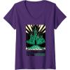 imageWomens Wicked For Good All Roads Lead to the Wizard VNeck TShirtPurple