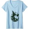 imageWomens Wicked For Good Elphaba Gaze VNeck TShirtBaby Blue