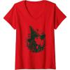 imageWomens Wicked For Good Elphaba Gaze VNeck TShirtRed