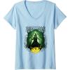 imageWomens Wicked For Good Elphaba Walk Through Oz VNeck TShirtBaby Blue