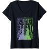 imageWomens Wicked For Good Forever My Friend Silhouettes VNeck TShirtBlack