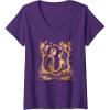 imageWomens Wicked For Good Glinda ampamp Fiyero To Wed VNeck TShirtPurple
