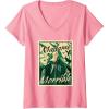 imageWomens Wicked For Good The Might of Morrible VNeck TShirtPink