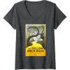 imageWomens Wicked For Good The Yellow Brick Road Journey VNeck TShirtDark Heather Grey