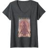 imageWomens Wicked Glinda Bewitching Silhouette VNeck TShirtDark Heather Grey