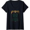 imageWomens Wicked The Wizard Welcomes You Invitation VNeck TShirtBlack