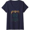 imageWomens Wicked The Wizard Welcomes You Invitation VNeck TShirtNavy Blue