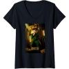 imageWomens Wicked Wizard Poster VNeck TShirtBlack