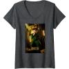 imageWomens Wicked Wizard Poster VNeck TShirtDark Heather Grey