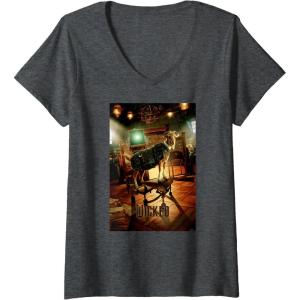 imageWomens Wicked Dr Dillamond Shiz Poster VNeck TShirtDark Heather Grey