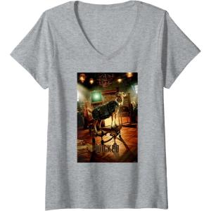 imageWomens Wicked Dr Dillamond Shiz Poster VNeck TShirtHeather Grey