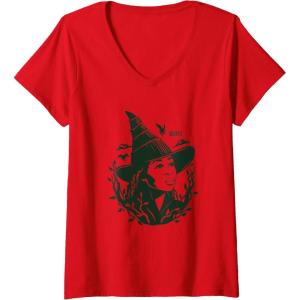 imageWomens Wicked For Good Elphaba Gaze VNeck TShirtRed