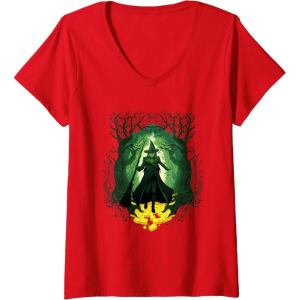 imageWomens Wicked For Good Elphaba Walk Through Oz VNeck TShirtRed