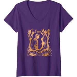 imageWomens Wicked For Good Glinda ampamp Fiyero To Wed VNeck TShirtPurple