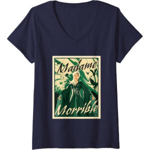 imageWomens Wicked For Good The Might of Morrible VNeck TShirtNavy Blue