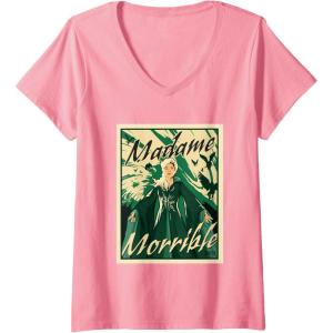 imageWomens Wicked For Good The Might of Morrible VNeck TShirtPink