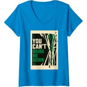 imageWomens Wicked For Good You Cant Bring Me Down VNeck TShirtSapphire Blue