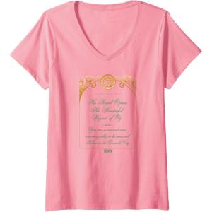 imageWomens Wicked The Wizard Welcomes You Invitation VNeck TShirtPink