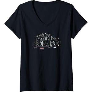 imageWomens Wicked Youre Gonna Be Popular VNeck TShirtBlack