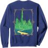imageWicked City Made Of Emerald Front And Back SweatshirtNavy Blue