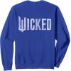 imageWicked For Good Bubble Shimmer Logo Front And Back SweatshirtRoyal Blue