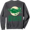 imageWicked For Good Elphaba Flying Front And Back SweatshirtDark Heather Grey