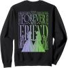 imageWicked For Good Forever My Friend Silhouettes Front ampamp Back SweatshirtBlack