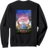 imageWicked For Good Glinda Bubble Poster Front ampamp Back SweatshirtBlack
