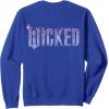 imageWicked For Good Glinda Elegant Logo Front And Back SweatshirtRoyal Blue