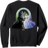 imageWicked For Good Glinda and Elphaba Friends Front ampamp Back SweatshirtBlack