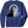 imageWicked For Good Glinda and Elphaba Friends Front ampamp Back SweatshirtNavy Blue