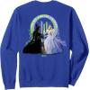 imageWicked For Good Glinda and Elphaba Friends Front ampamp Back SweatshirtRoyal Blue