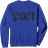 imageWicked For Good Ozian Pattern Logo Front And Back SweatshirtRoyal Blue