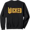 imageWicked For Good Yellow Brick Road Front And Back SweatshirtBlack